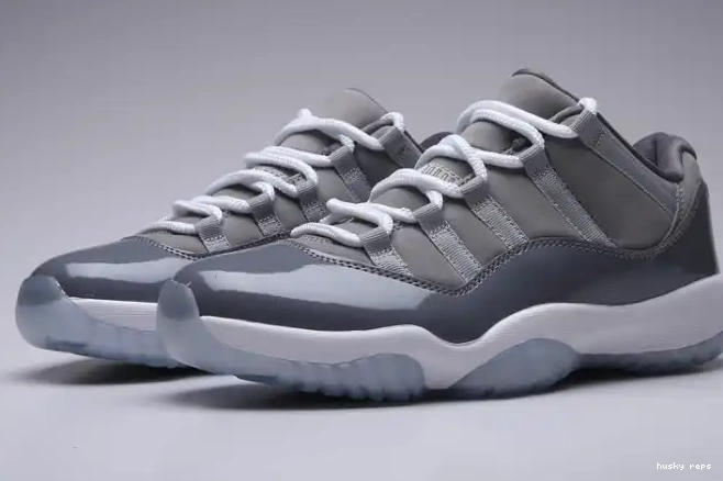 Rep Husky Low Cool Jordan 528895-003 Grey Air 11 0514